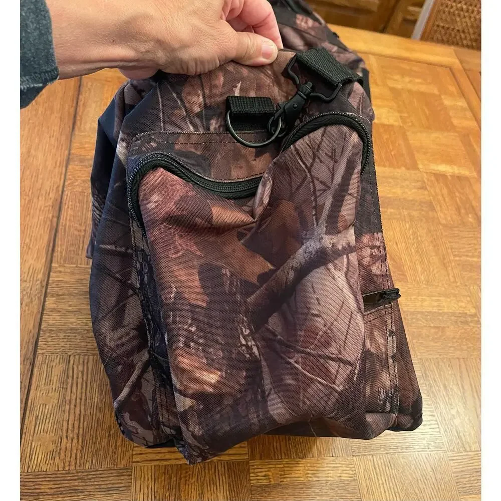 National Wild Turkey Federation NWTF Brown Camo XL Duffel Bag Hunting